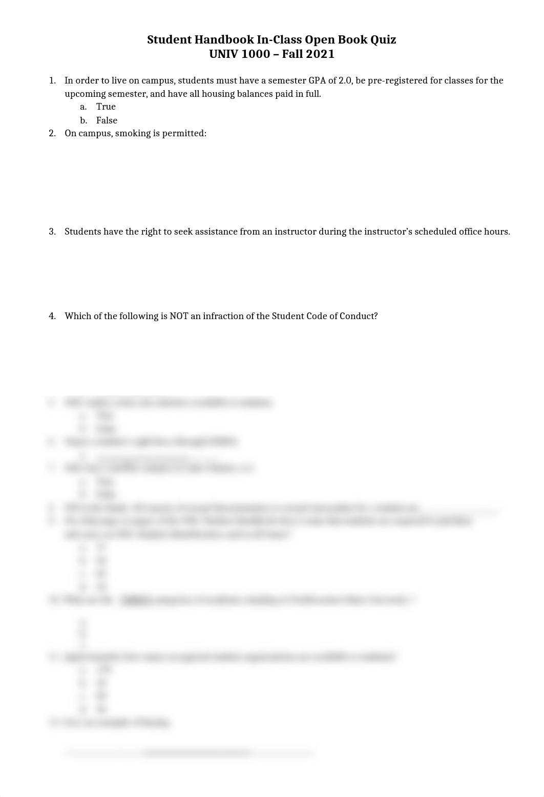 Handbook 3 - Student Handbook In Class Quiz 2021.docx_dhd7w2vtl9c_page1