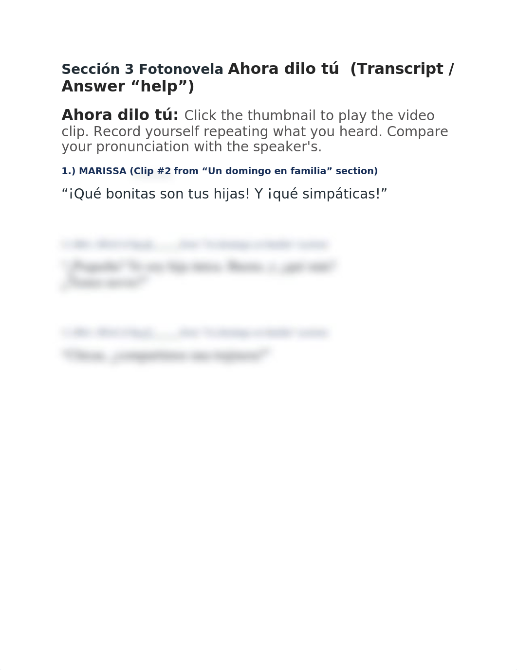 Sección 3 Fotonovela Ahora dilo tú  (Transcript : Answer "help") .rtf_dhdj6ujsodi_page1