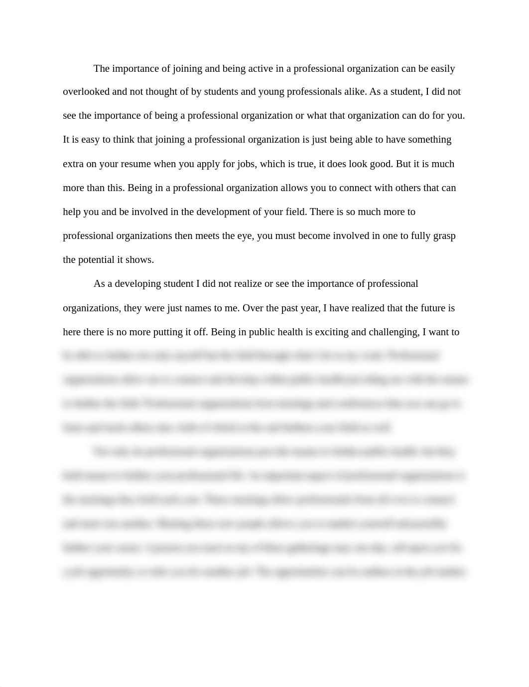 Article Response Assignment - Joining and being active in a professional organization_dhdl3um74bu_page1