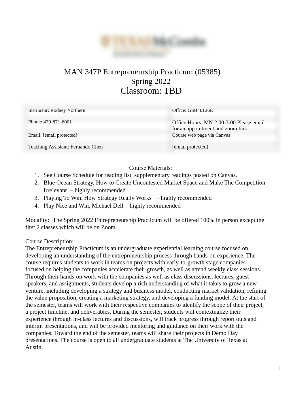 MAN 347P - Entrepreneurship Practicum Spring 2022 Northern (05385).pdf_dhdt7awkcgp_page1