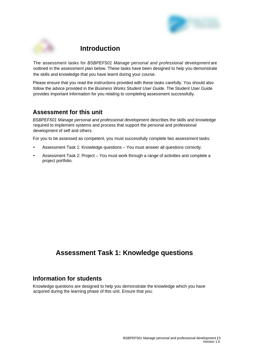 BSBPEF501 Assesment Knowledge questions Man Nie.docx_dhe6zg59d9s_page5