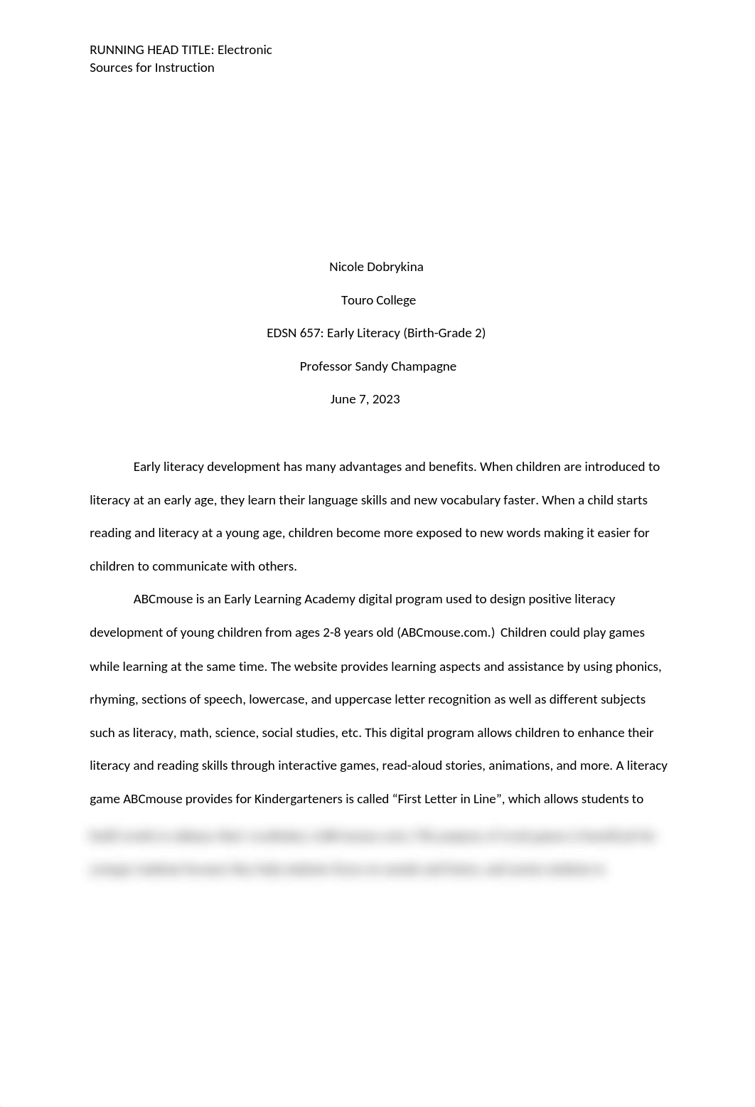 Paper #1- Selecting Electronic Sources for Instruction .docx_dhe70i73rk4_page1