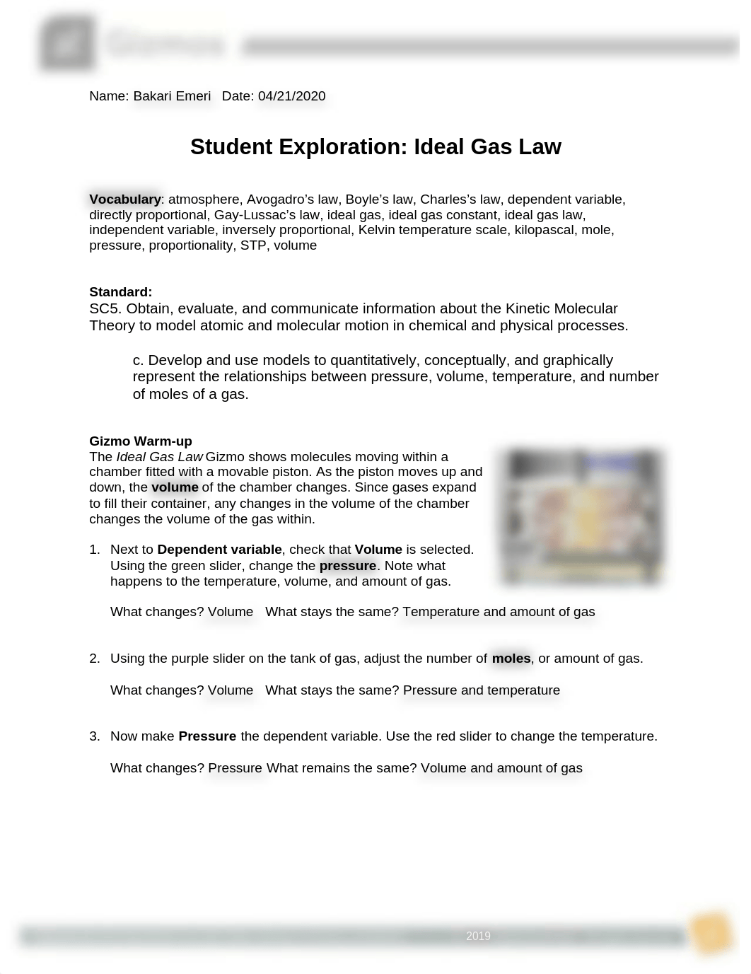 Bakari Emeri Gas Laws Gizmo 2.docx_dhecd4qgo0l_page1