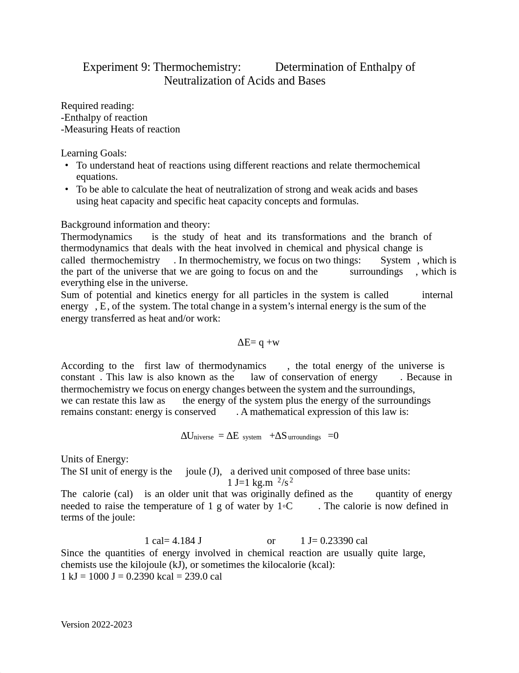 Experiment 9 Thermochemistry 2022-2023.pdf_dheeir4he0e_page1