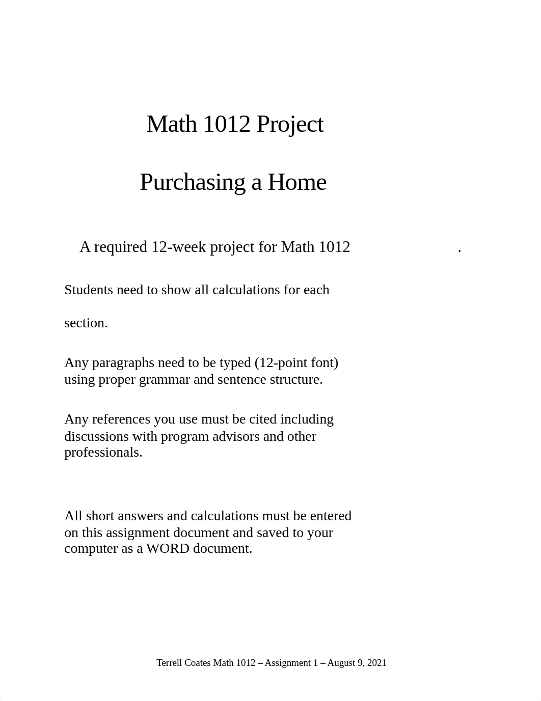 Math 1012 Project. Purchasing a Home Part 1 - Terrell Coates.docx_dheo5farlo1_page1