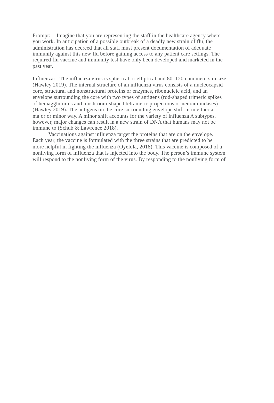 N520 Week 1 - Discussion - Initial Post - Influenza.docx_dhepwk22qmk_page1