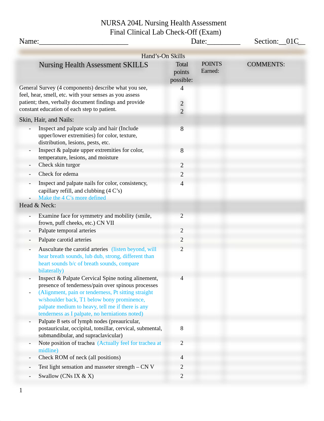 Notes-NHA Final Head-to-Toe Check-off Form Fall 2018.docx_dheqiajd6oe_page1