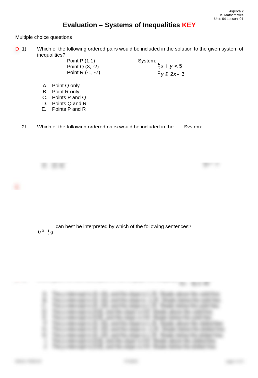 Evaluation System of Inequalities PI KEY_dhevv2dhav5_page1