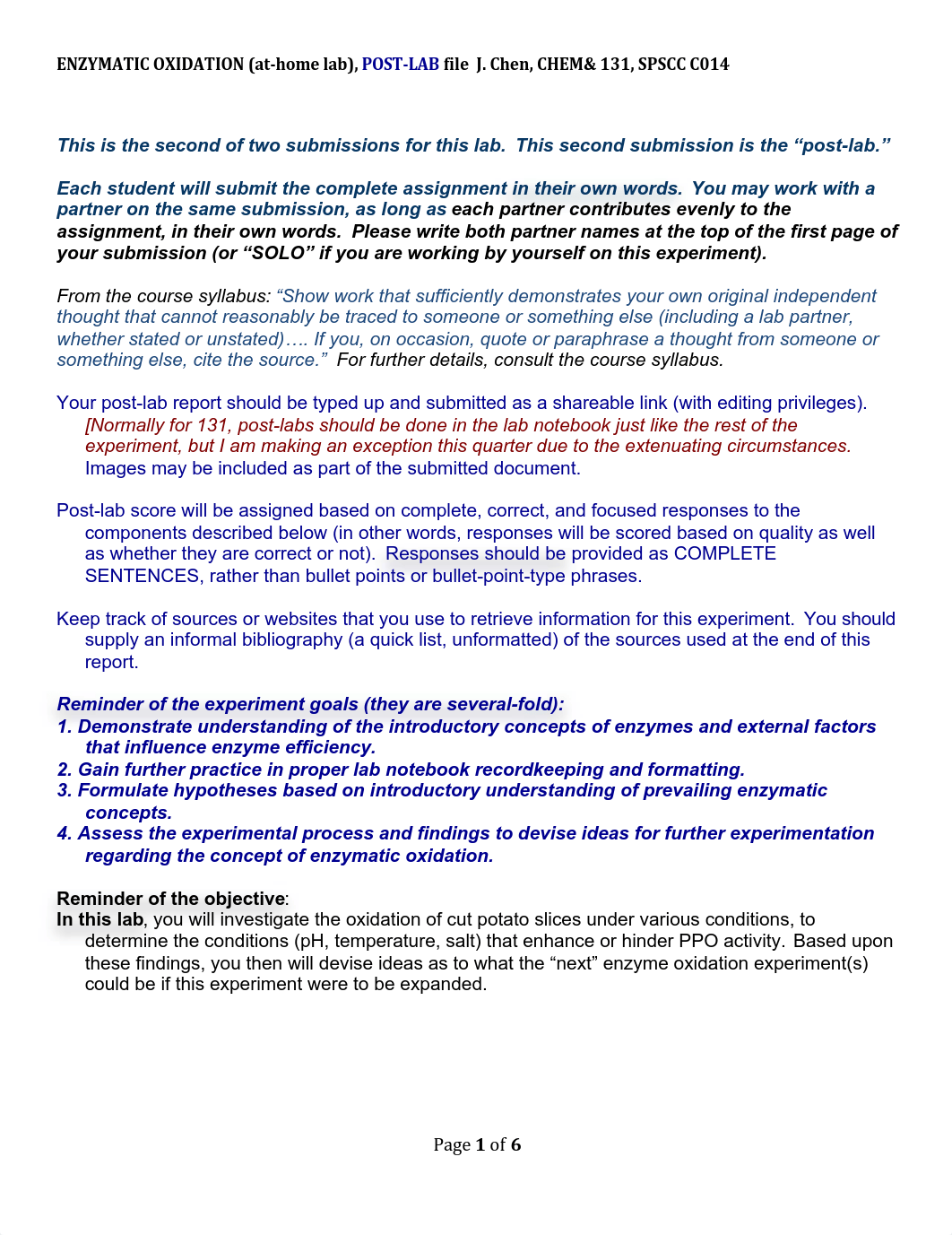 Post-lab 5 ENZYMATIC OXIDATION .pdf_dhf3qi6xdpv_page1