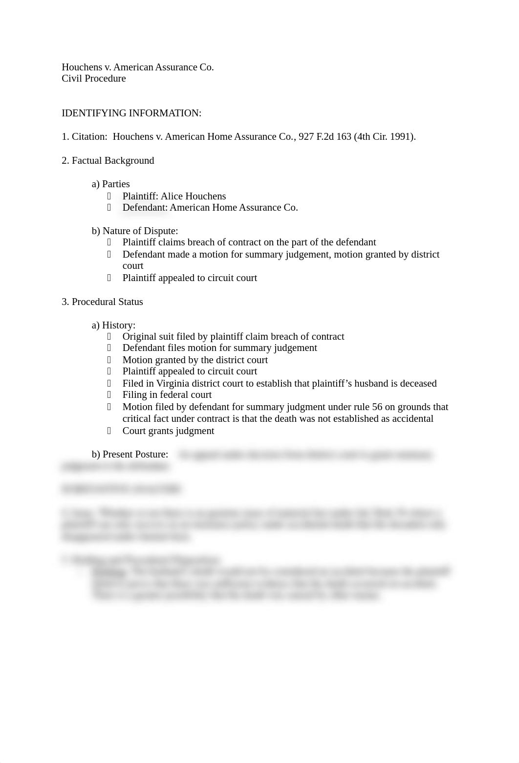 Houchens v. American Home Assurance Co. Case Brief.docx_dhf78y4dado_page1