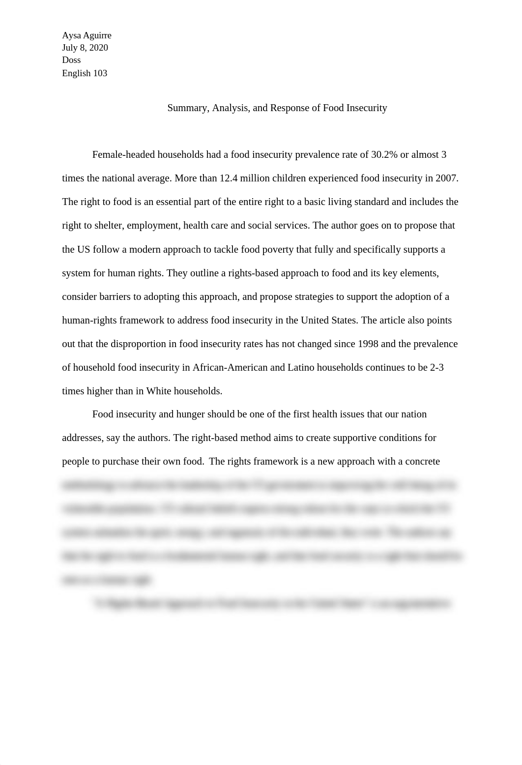 Summary, Analysis, and Response of Food Insecurity.docx_dhfisxdny45_page1