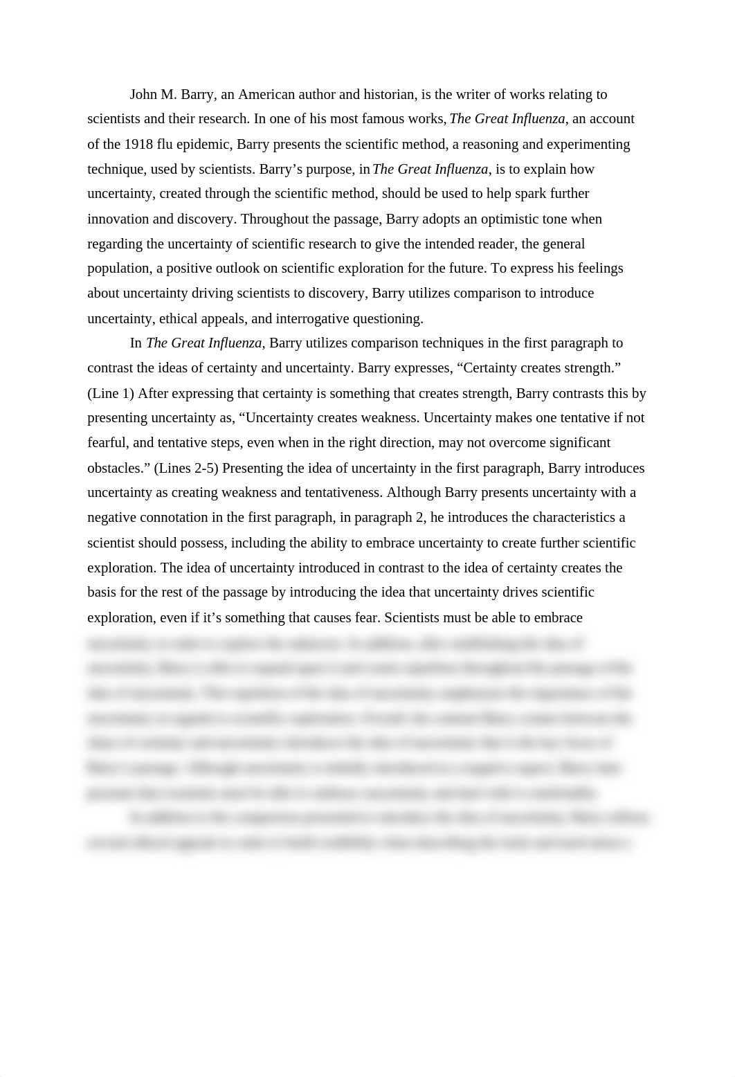 Rhetorical Analysis Essay_ The Great Influenza.docx_dhftm79k8kq_page1