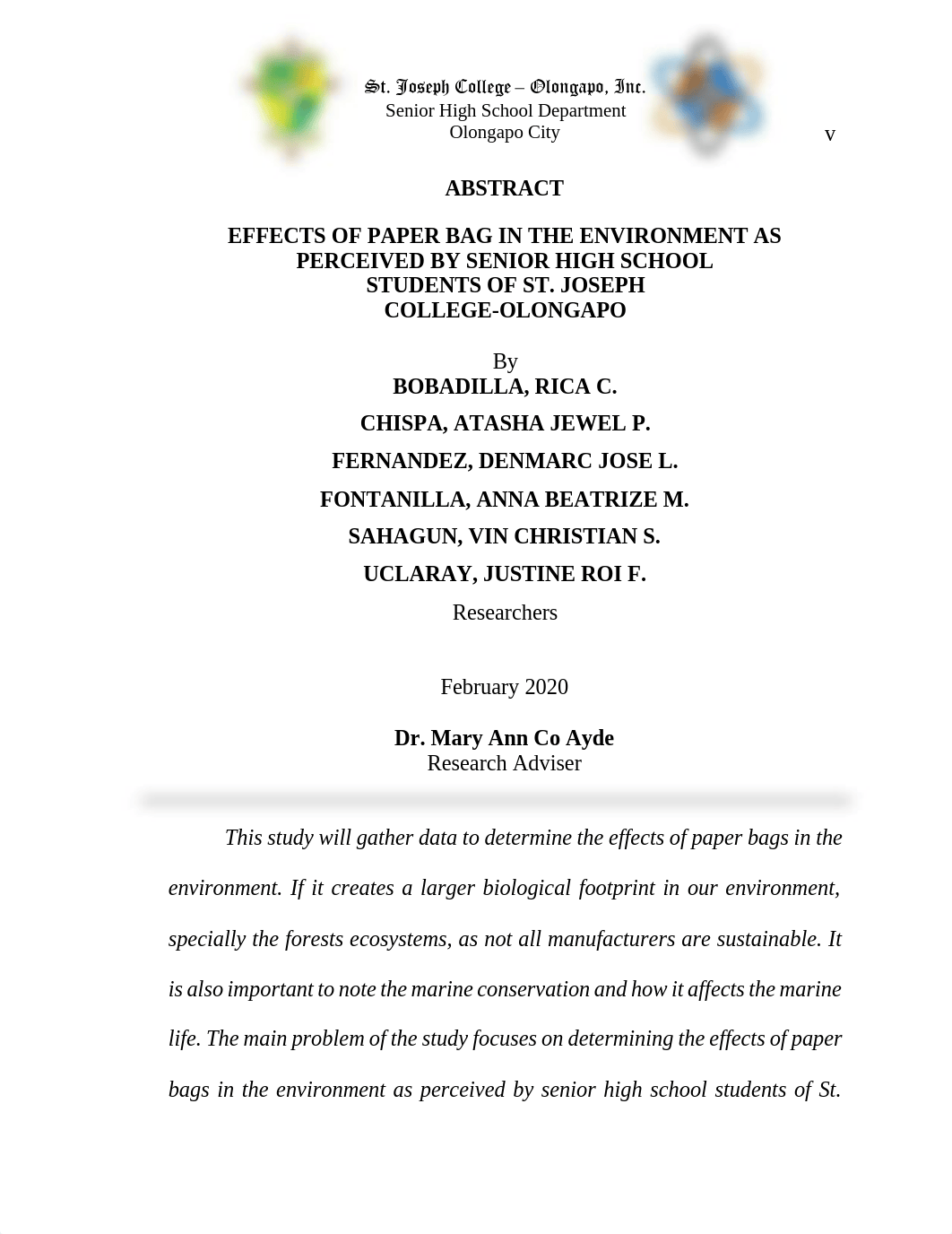 EFFECTS-OF-PAPER-BAG-IN-THE-ENVIRONMENT-AS-PERCEIVED-BY-SHS-SJCO-STUDENTS-FOR-DEFENSE-RESEARCH-PAPER_dhg3j7768m9_page5