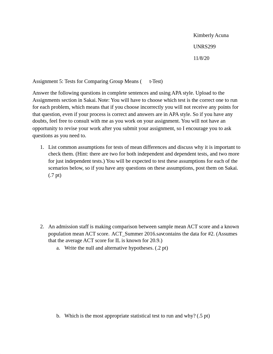 Acuna_K_Tests of Mean Differences (Ch. 11).docx_dhg498ovw0l_page1