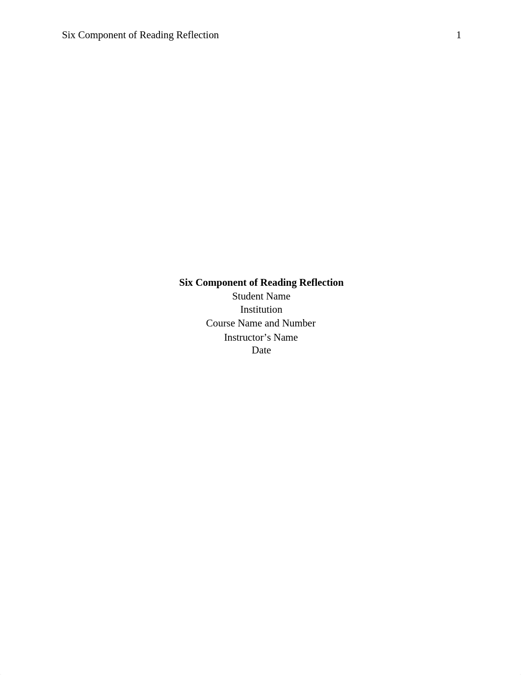 Six Component of Reading Reflection.docx_dhg4fw7jcr2_page1