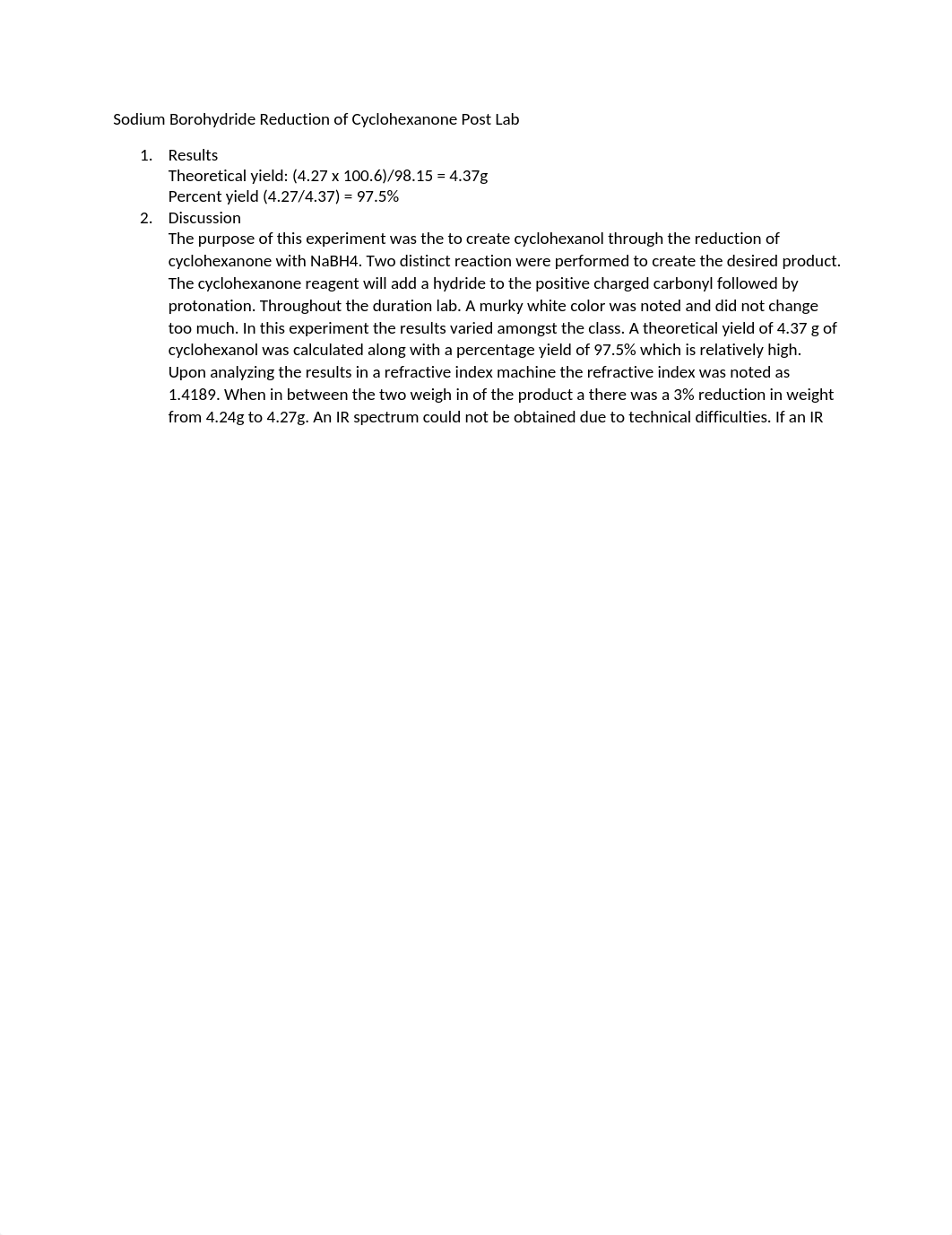 Sodium Borohydride Reduction of Cyclohexanome postlab_dhg5ryy7z09_page1