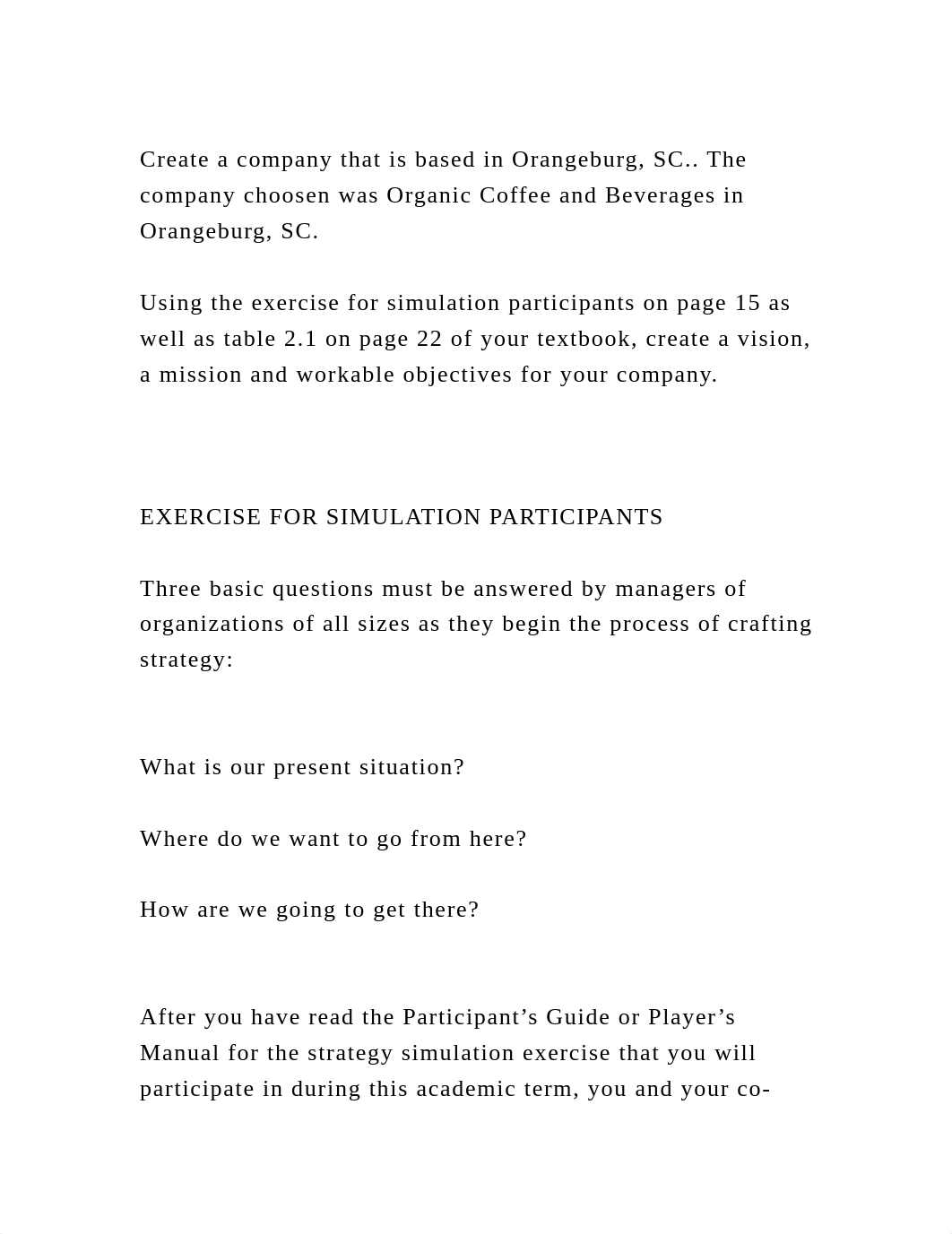 Create a company that is based in Orangeburg, SC.. The company choos.docx_dhg9vxiglrd_page2