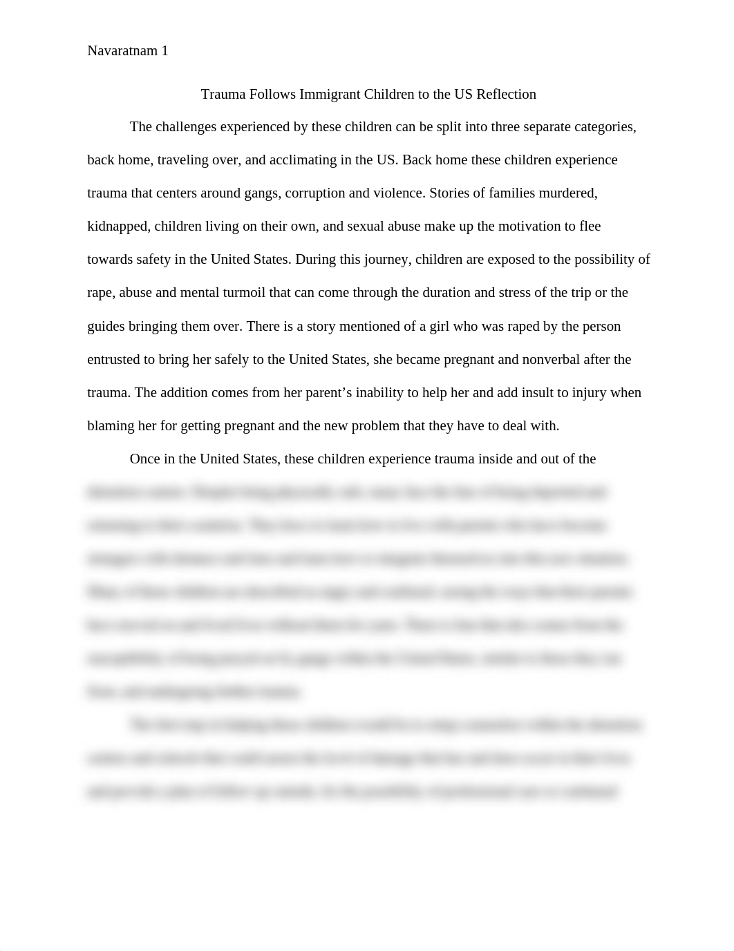 Trauma Follows Immigrant Children Reflection-LAB 10.docx_dhgeexqciq1_page1