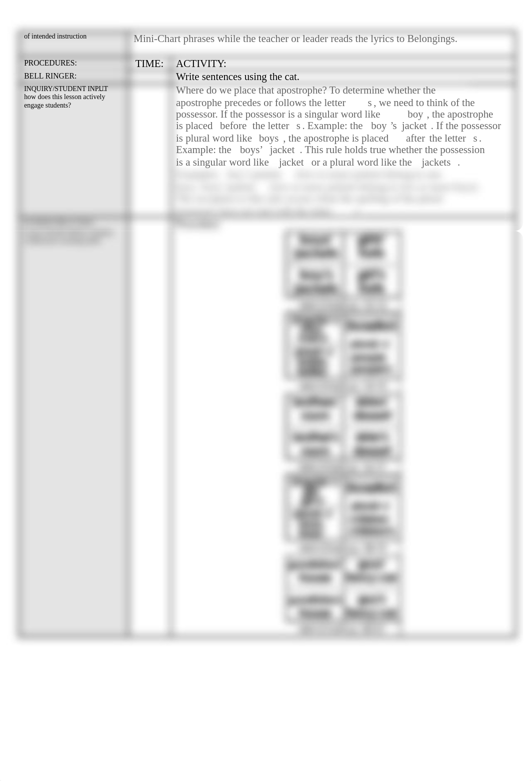 ELA Lesson 29 Possessive Nouns Lesson Plan.doc_dhggg6hmdiu_page2