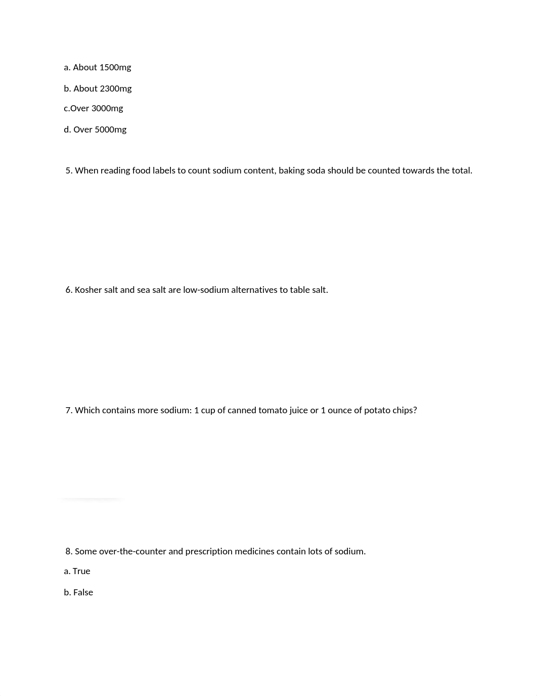 Pharm- Nutrition Quiz Prep focus NA Fats_dhgm5us0265_page2