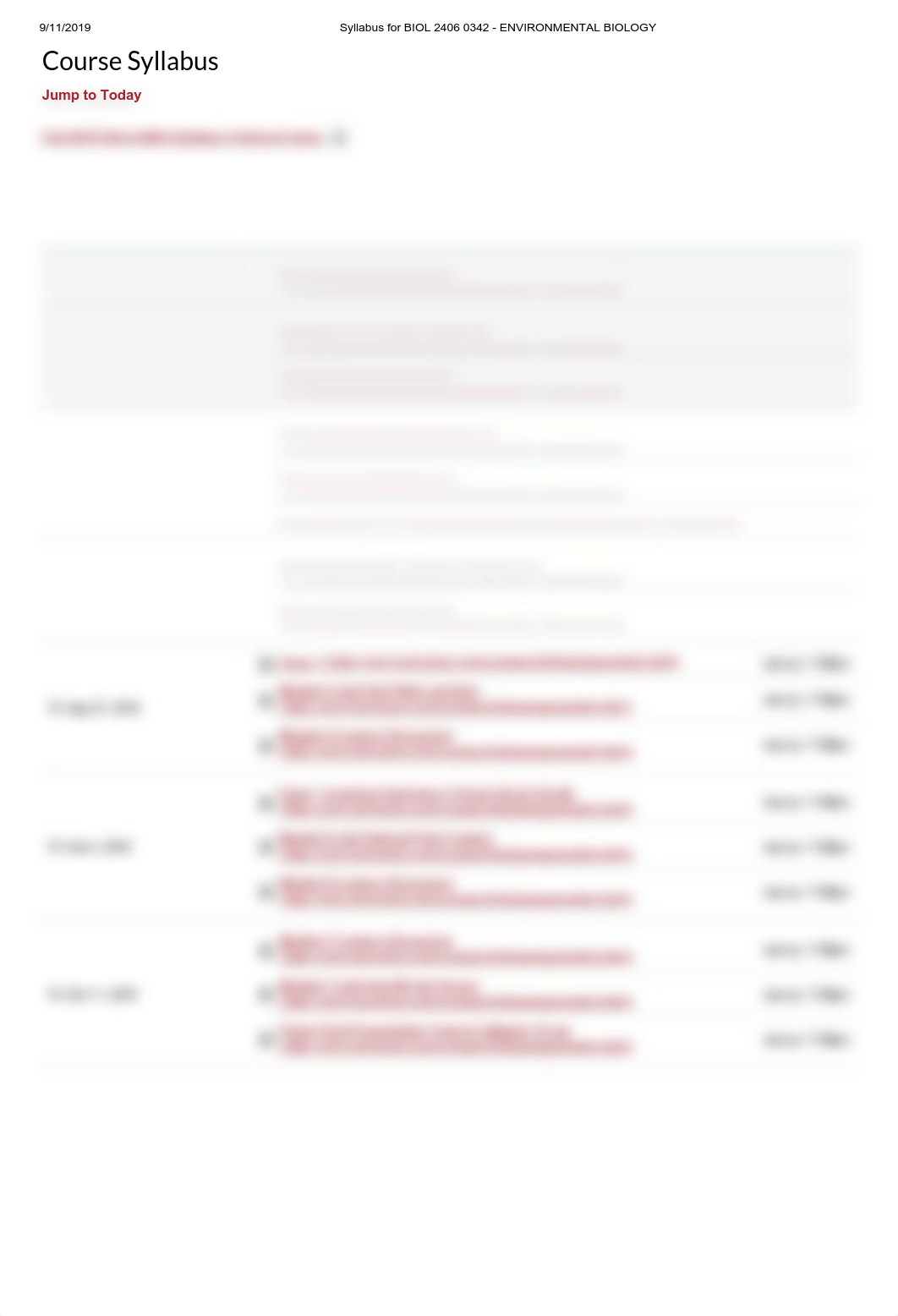 Syllabus for BIOL 2406 0342 - ENVIRONMENTAL BIOLOGY.pdf_dhgx18qv26j_page1