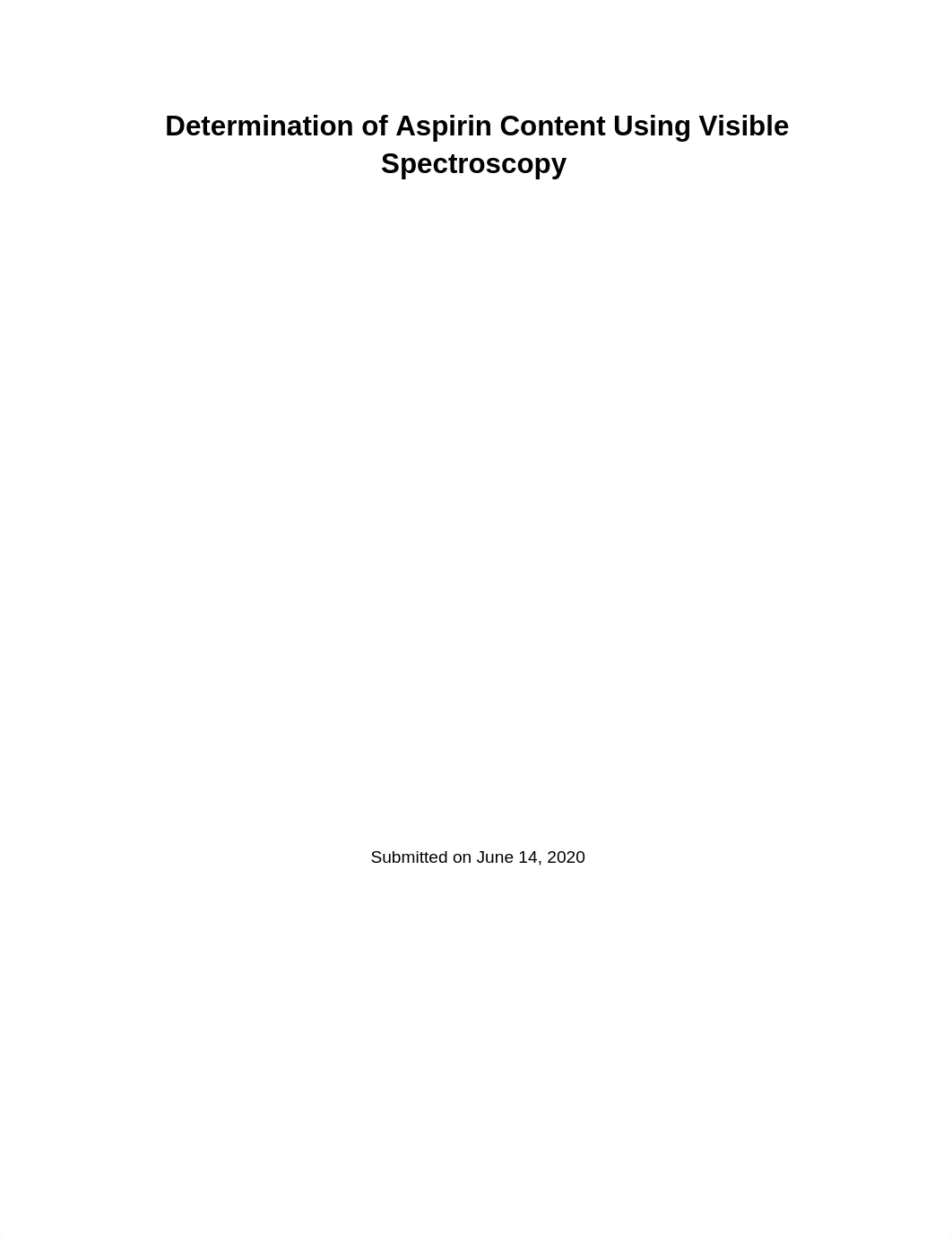 Determination of Aspirin Content Using Visible Spectroscopy.docx_dhh6s5fu6kc_page1