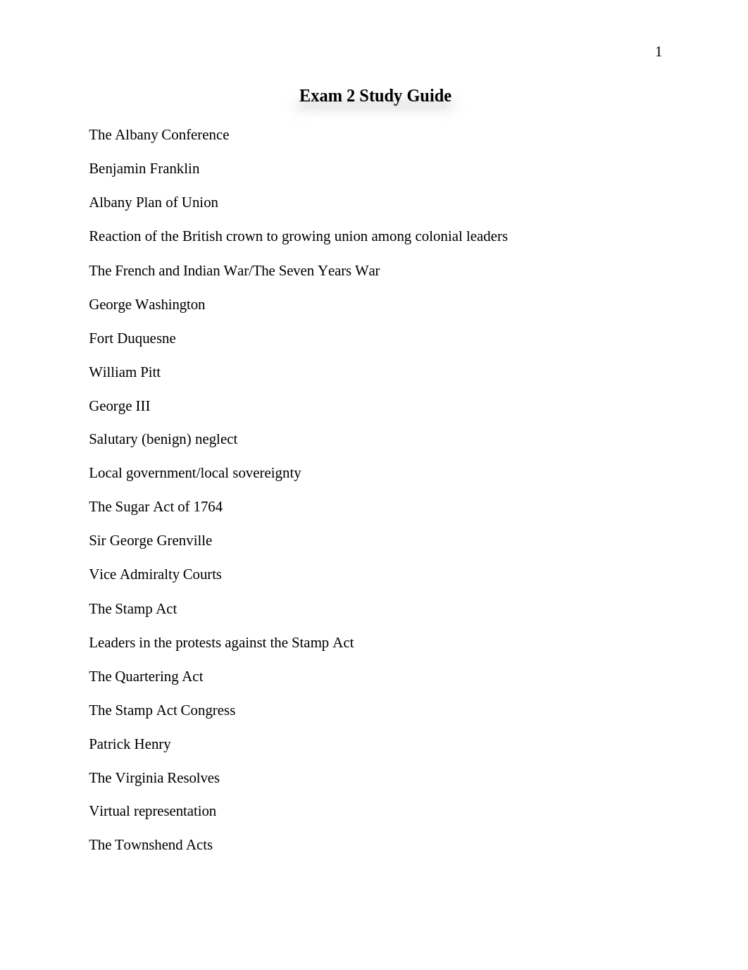 Study Guide for Exam 2 Fall 19 (1).docx_dhhay6ft4j9_page1