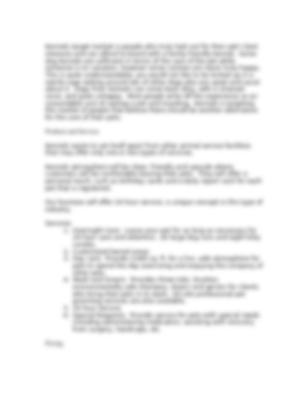 Kennels Business Plan Assignment 2_dhhdup00olg_page3