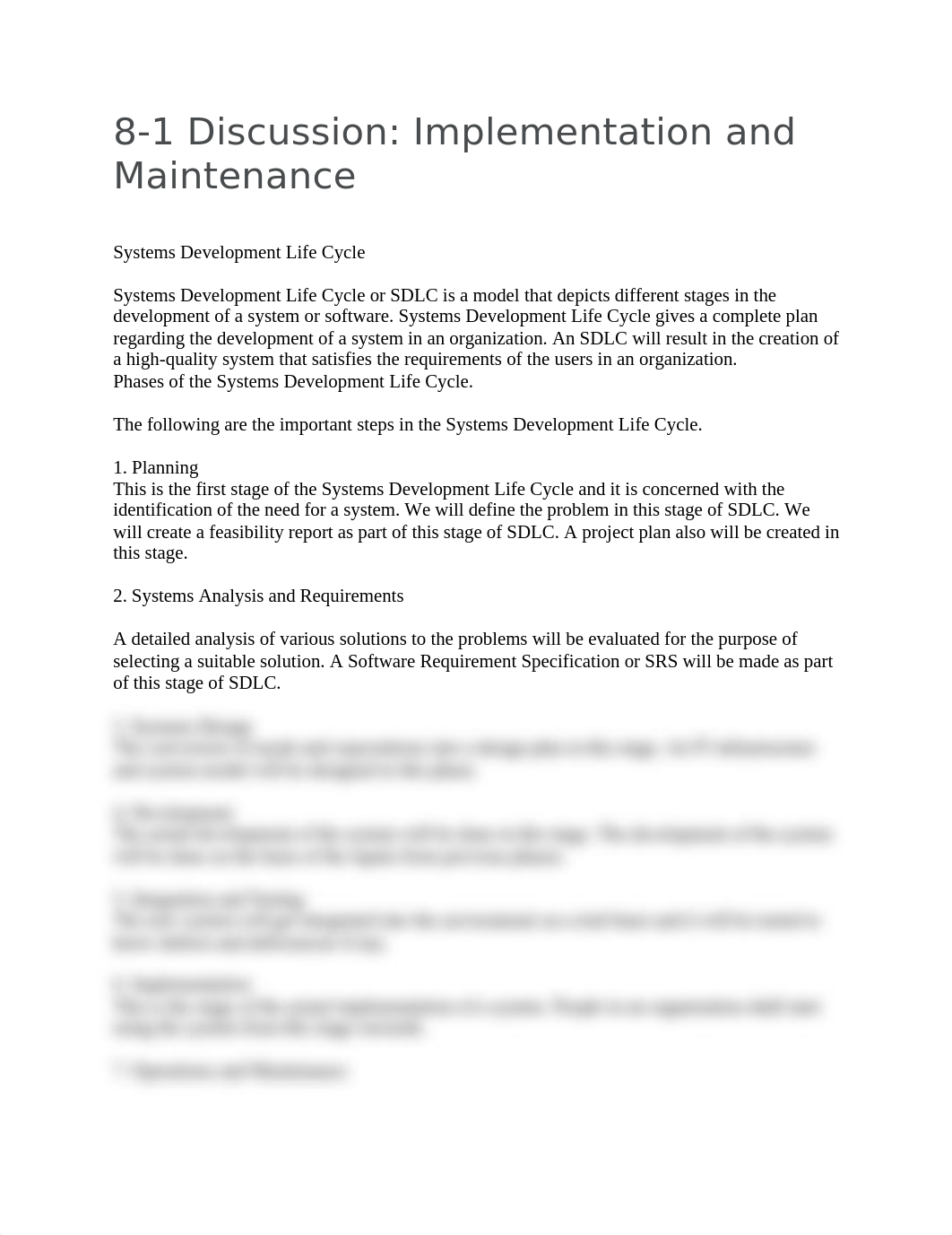 8-1 Discussion- Implementation and Maintenance.docx_dhhw0uorboy_page1