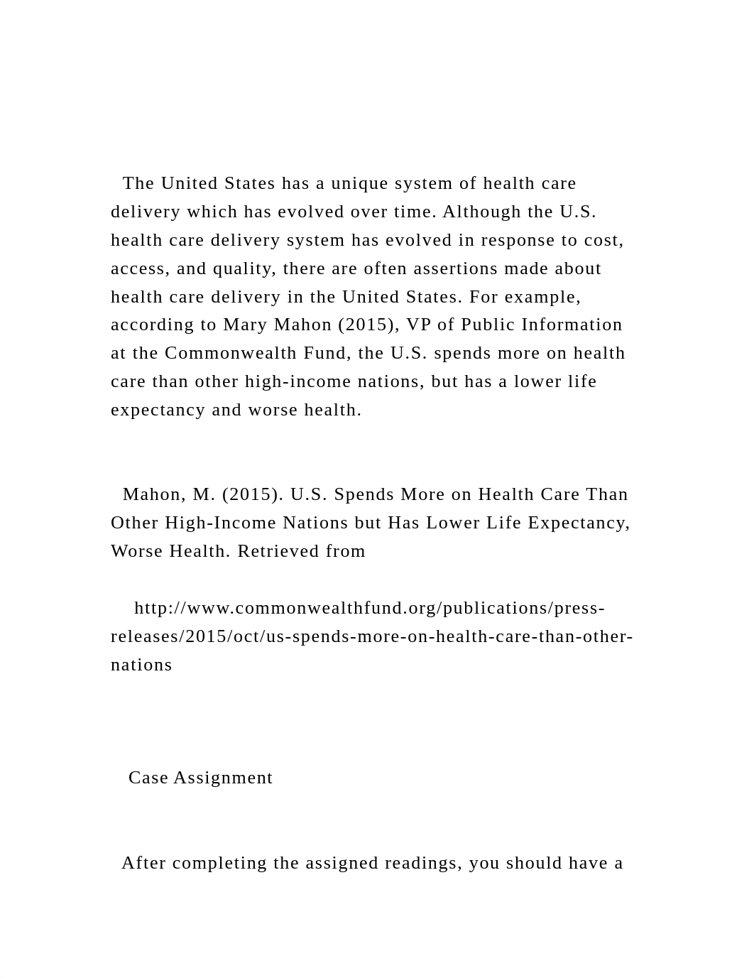 The United States has a unique system of health care delivery w.docx_dhi6em7hflb_page2