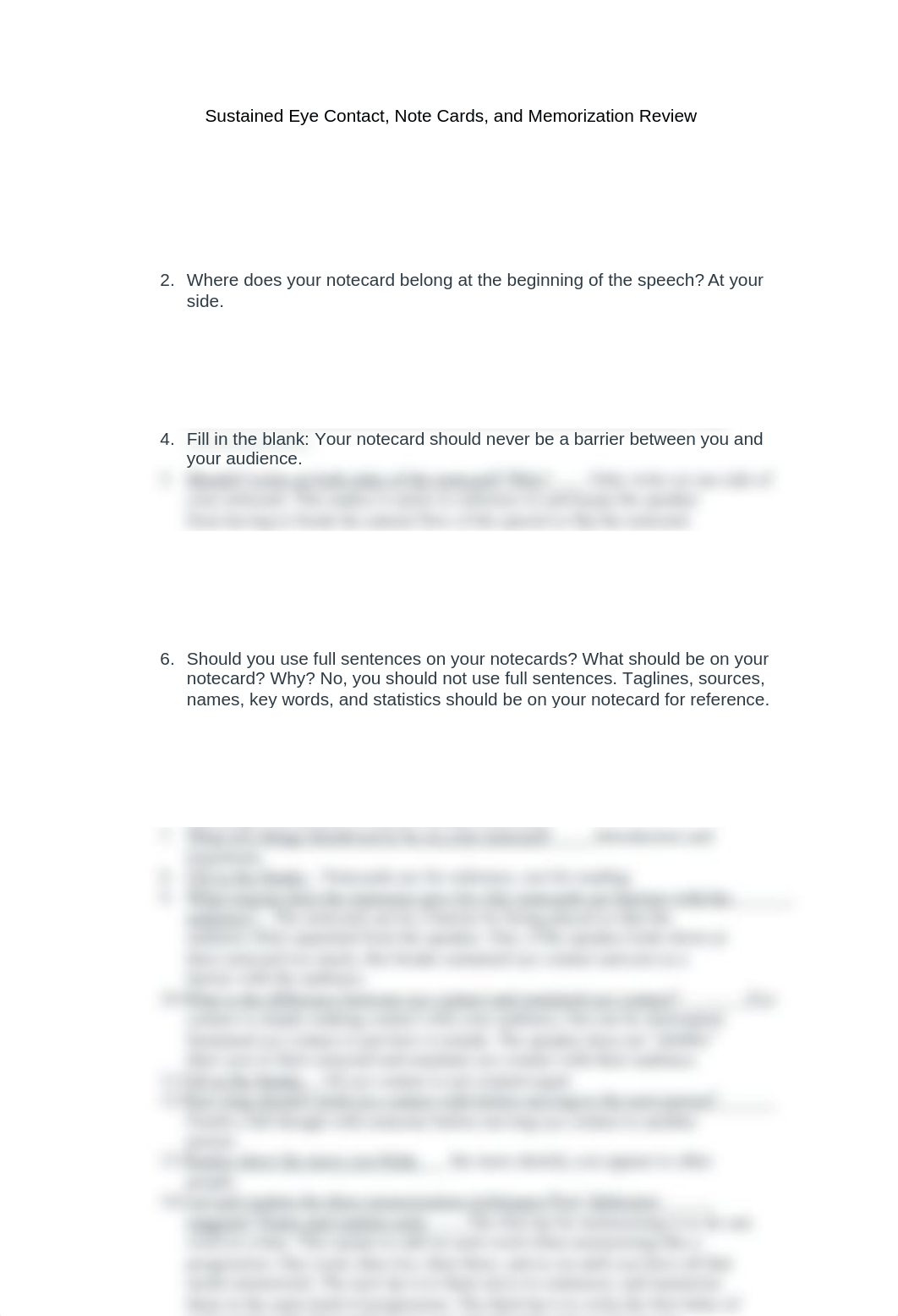 Sustained Eye Contact, Note Cards, and Memorization Review_dhinhw66td3_page1