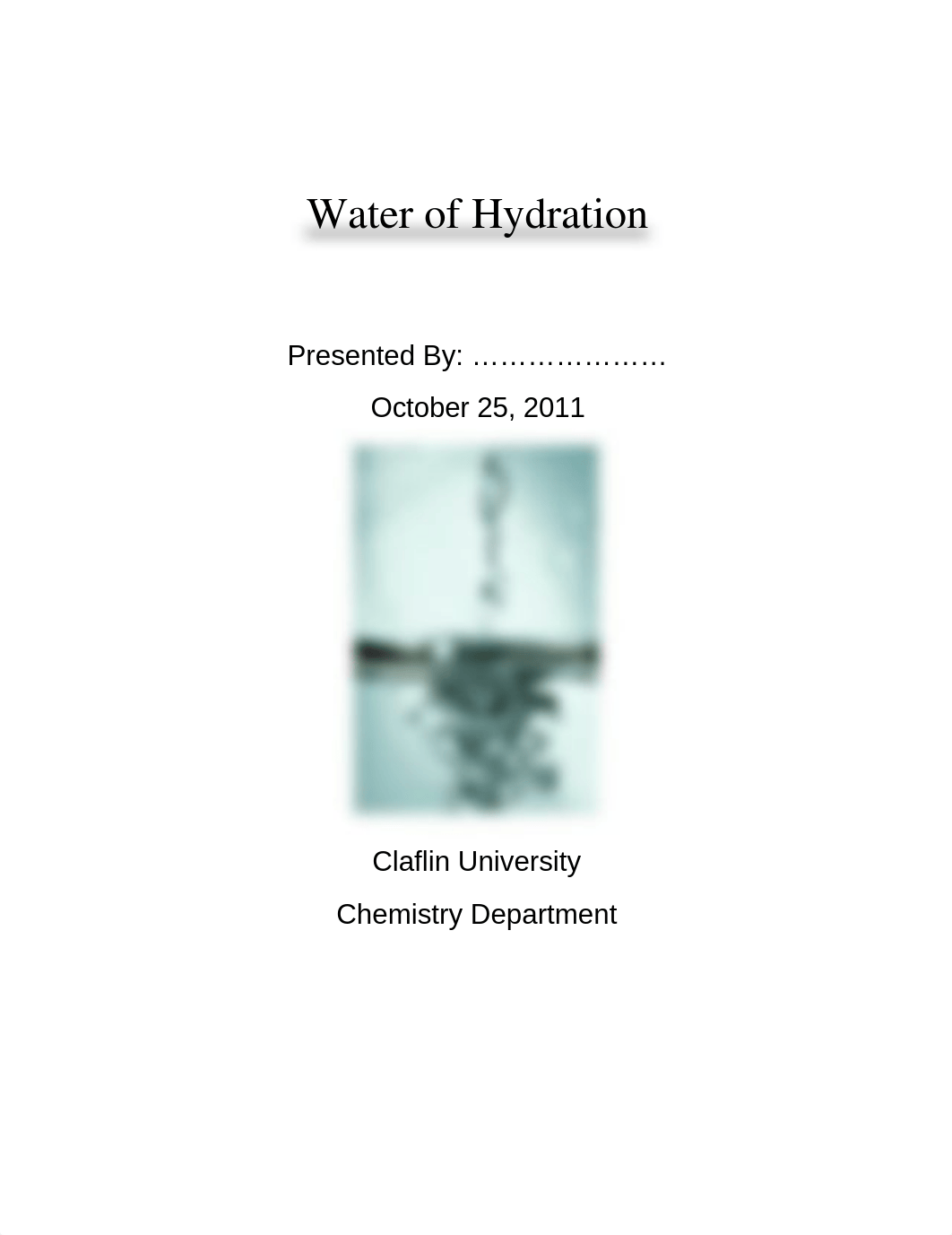 Lab Report: Water of Hydration_dhivc128yqr_page1