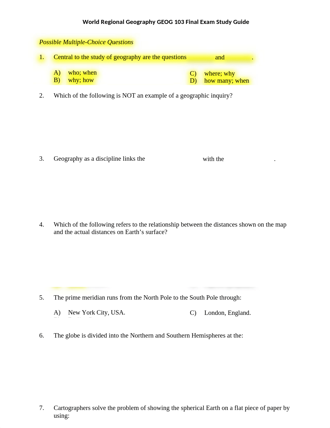 World Regional Geography Fall 2017 Final Exam Study Guide.docx_dhivpkbrcao_page1