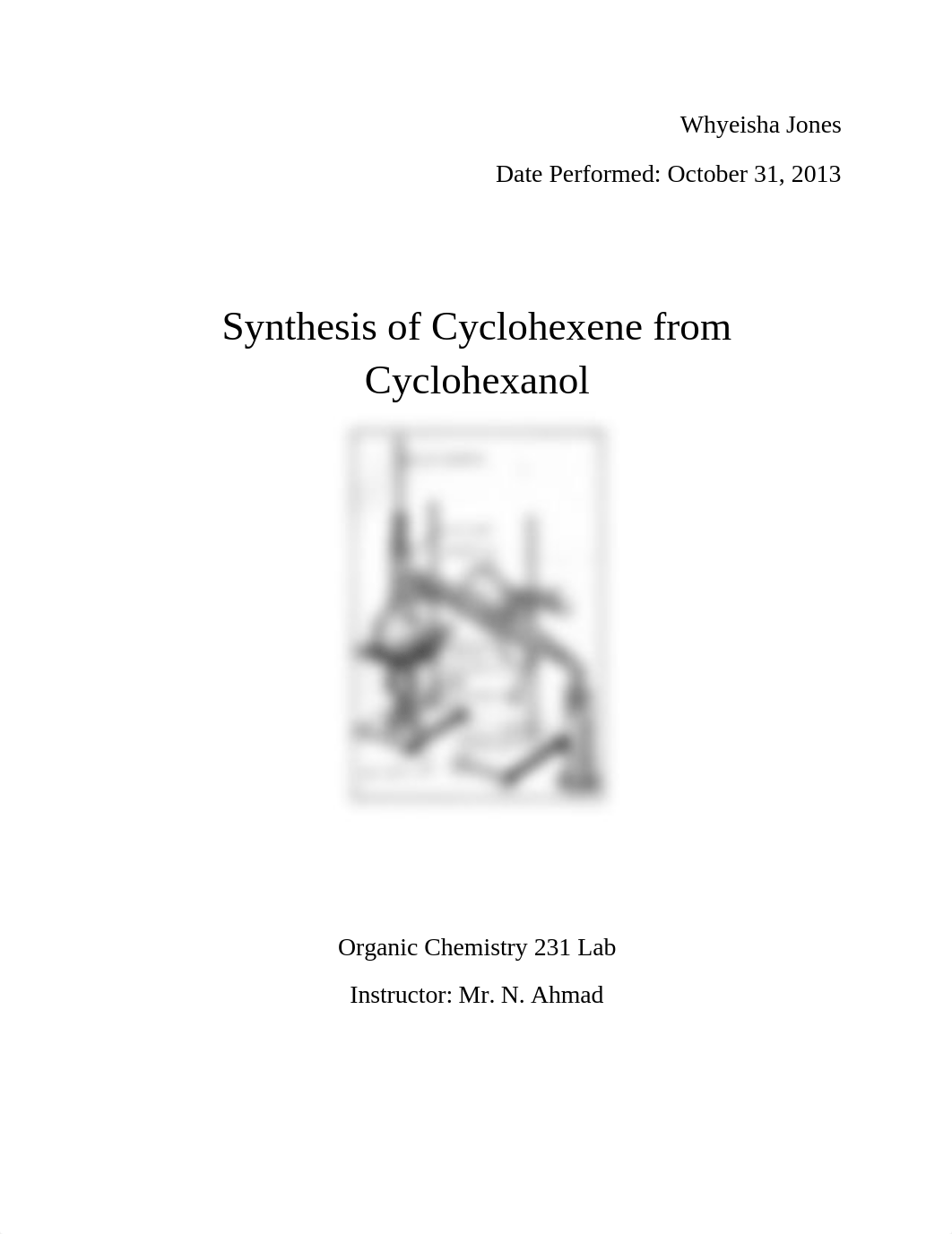 Synthesis of Cyclohexene from Cyclohexanol_dhjeyaiy9kt_page1