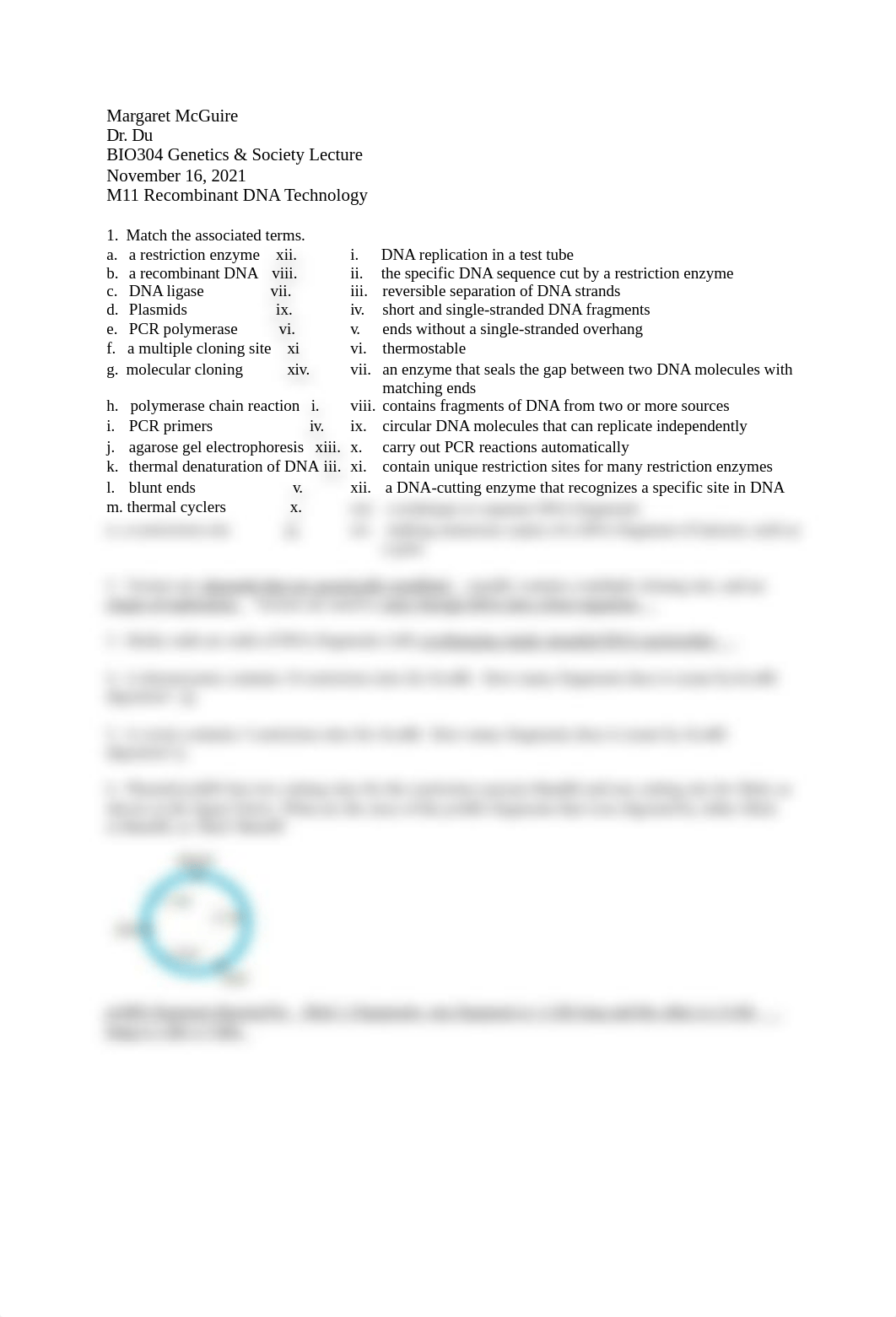 Worksheet BIO304 M11 Recombinant DNA Technology.docx_dhjg0lhm2tr_page1