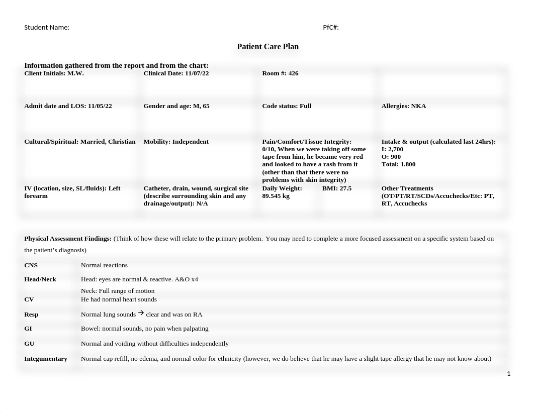 Adult Health Clinical Care Plan #2.docx_dhk889ughft_page1