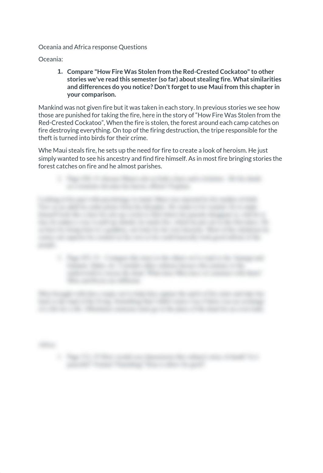 Oceania and Africa Response Quesitons .docx_dhkubvxjdab_page1