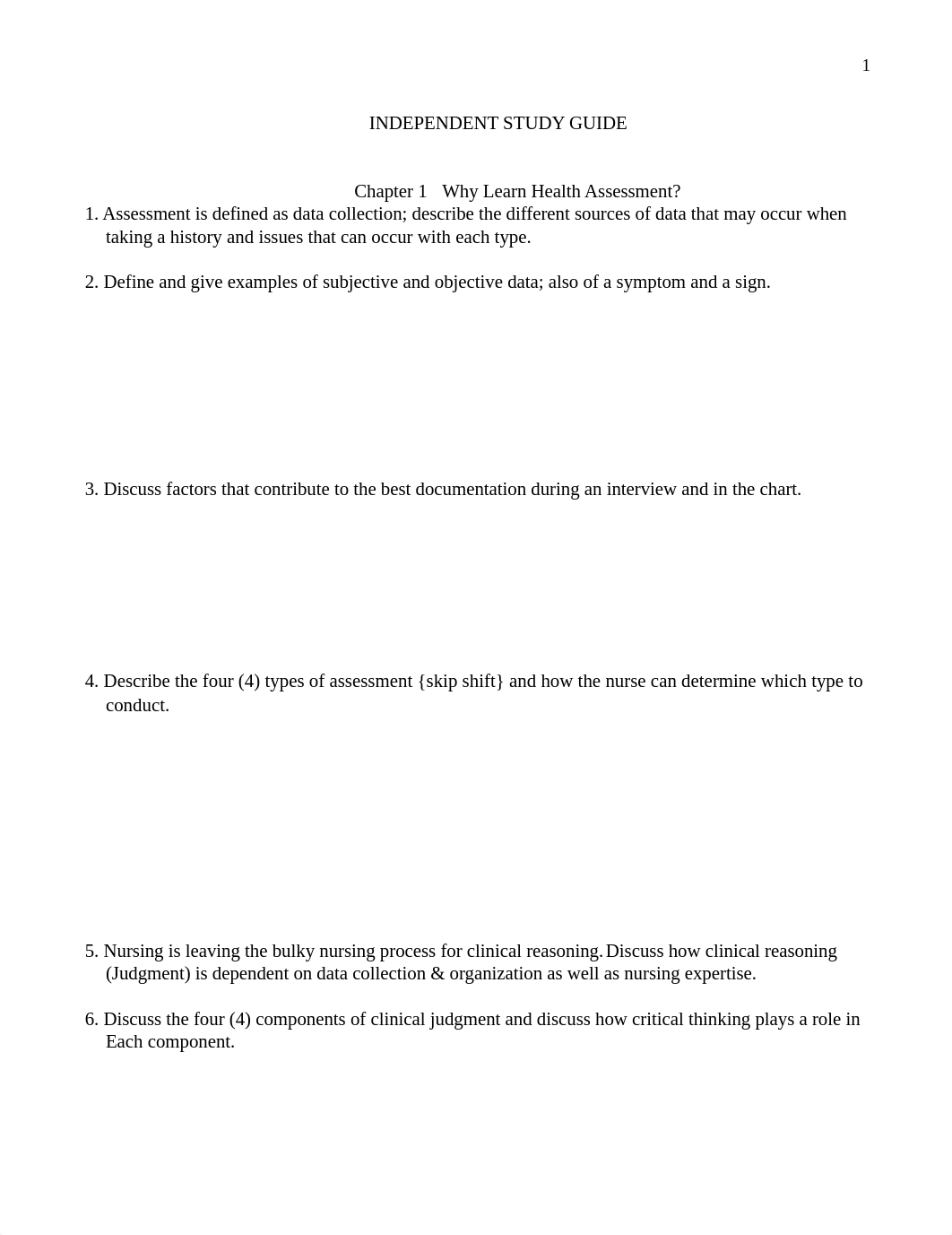 Exam 1 Health assessment.doc_dhl82dyedg2_page1