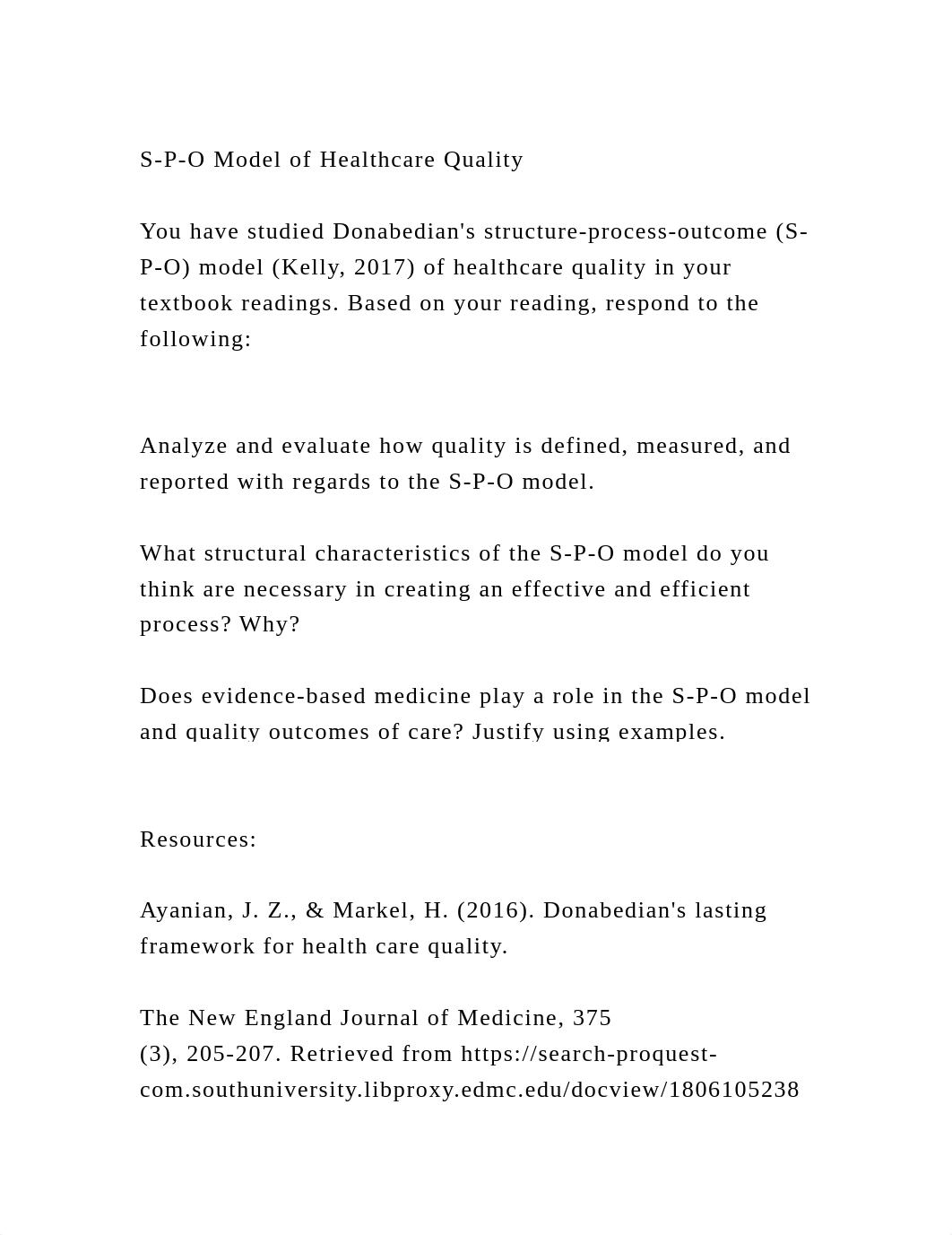 S-P-O Model of Healthcare QualityYou have studied Donabedians s.docx_dhlcl4rwmqz_page2