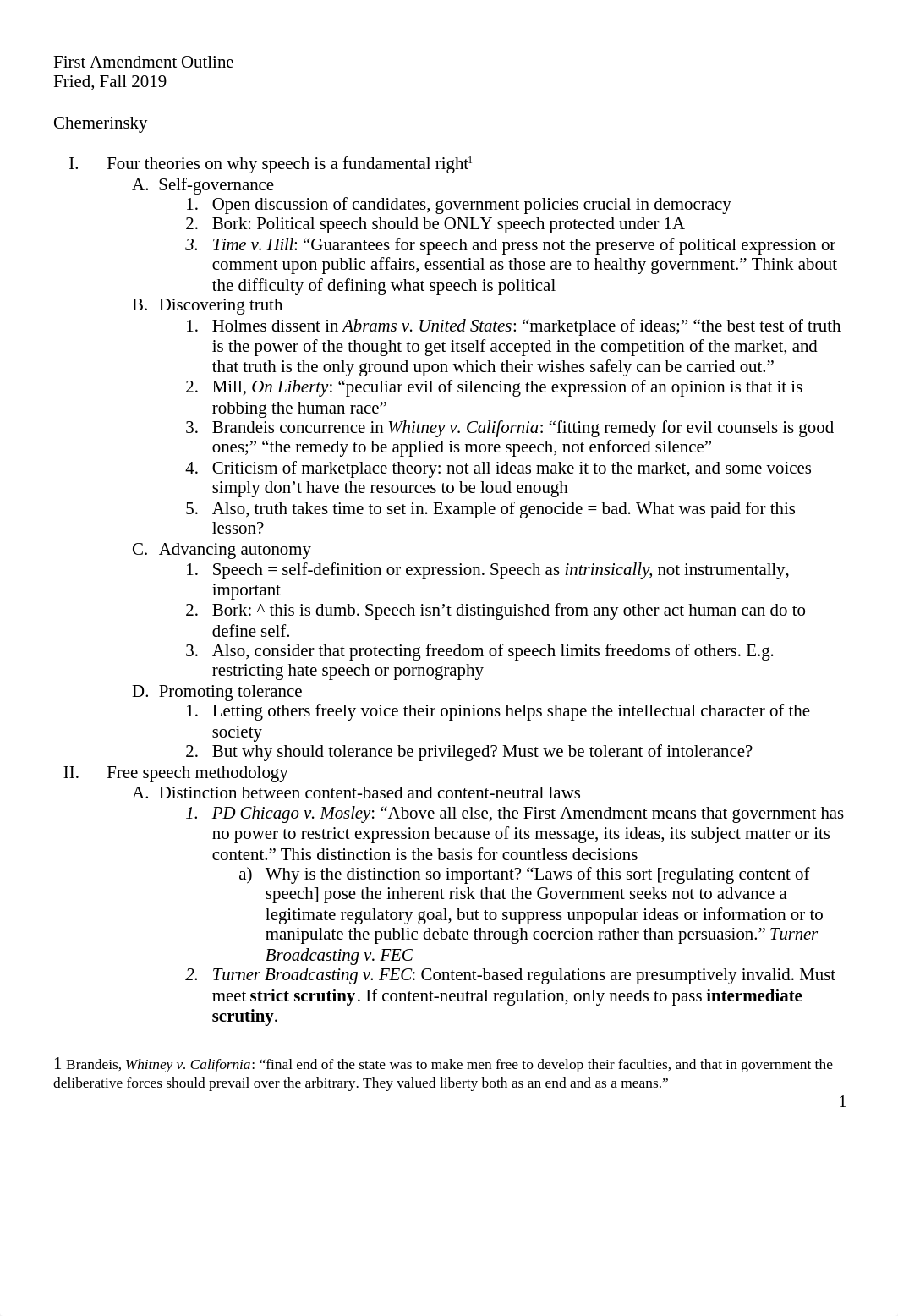 Constitutional-Law-First-Amendment_Outline_2019-Fall_P_Fried_Tyrannosaurus_9524.docx_dhlf0lpfs54_page1