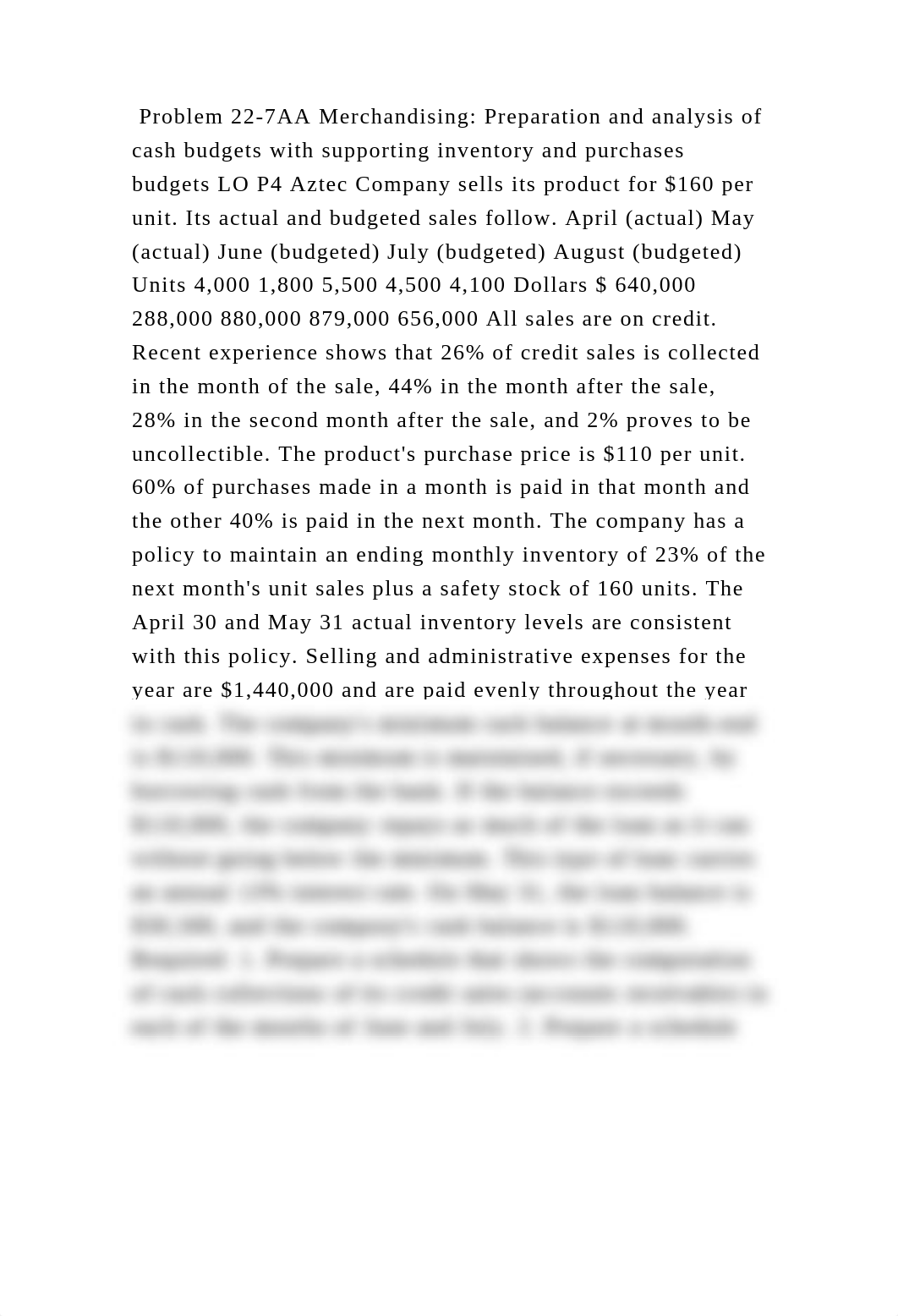 Problem 22-7AA Merchandising Preparation and analysis of cash budget.docx_dhlgl4v5dyi_page2