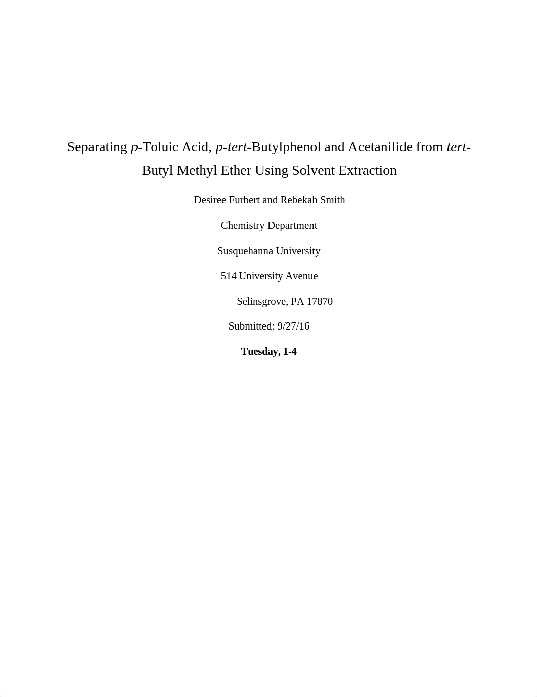 Separating Acids ochem lab report.docx_dhlksr9370s_page1