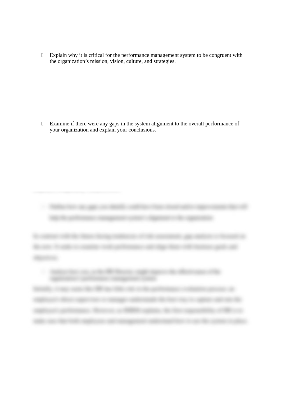 Explain why it is critical for the performance management system to be congruent with the organizati_dhllrm2pfdf_page1