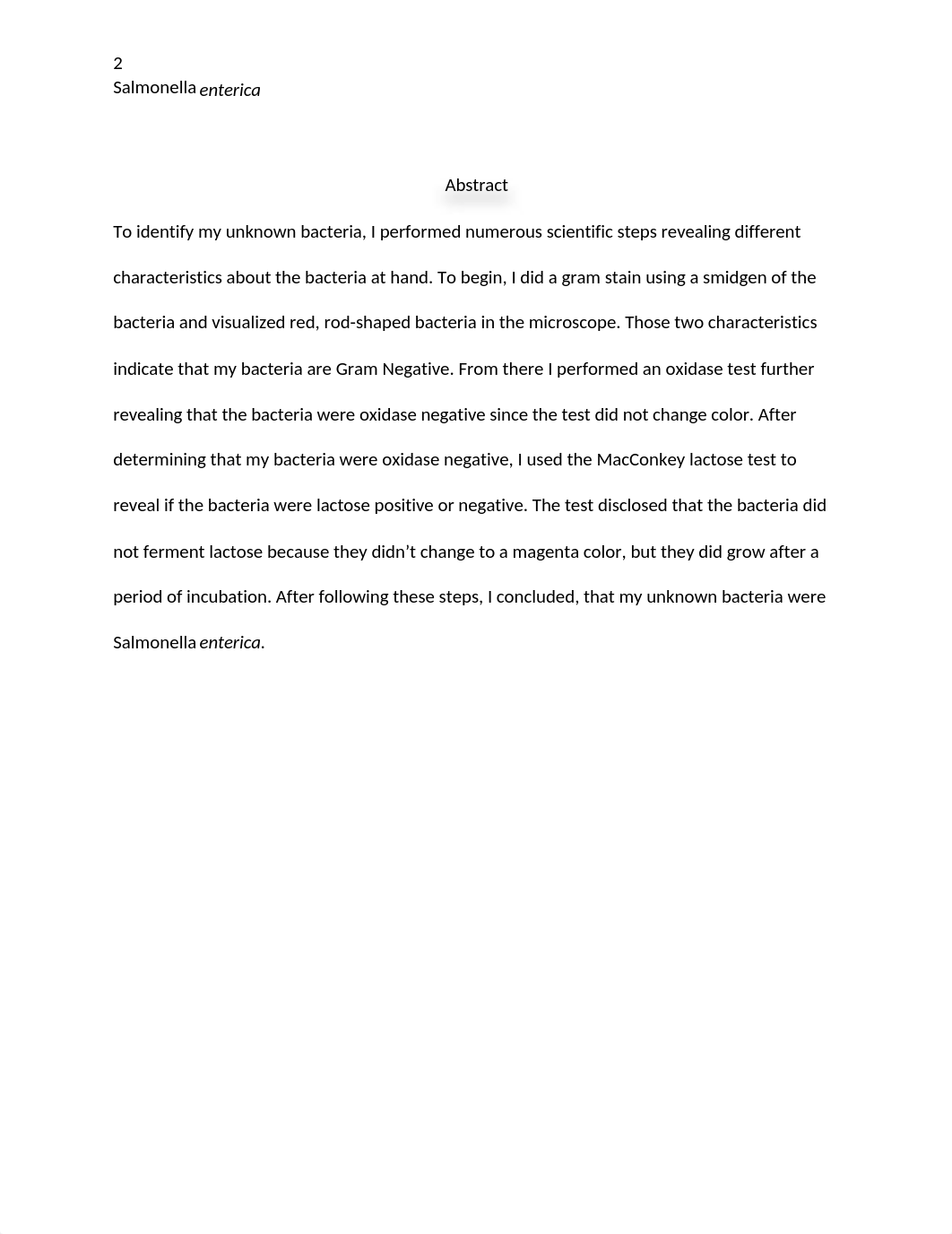 final Salmonella enterica- UNKNOWN micro paper.docx_dhlxcxabrmq_page2