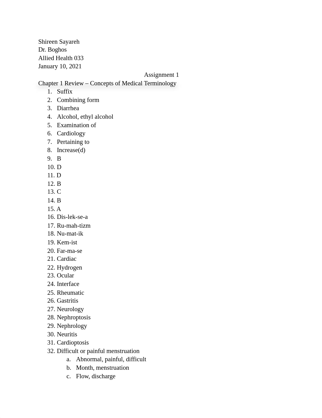 Medical Terminology - Assignment 1.docx_dhm19lwdynh_page1