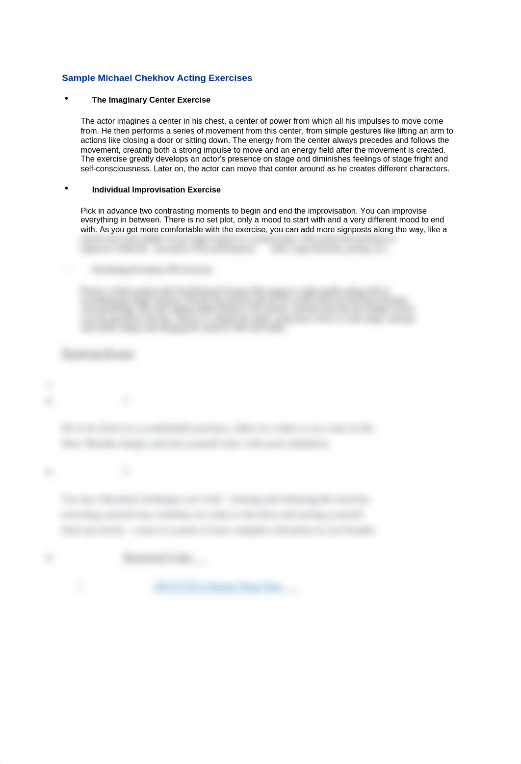 Sample Michael Chekhov Acting Exercises.docx_dhm2ry579tp_page1