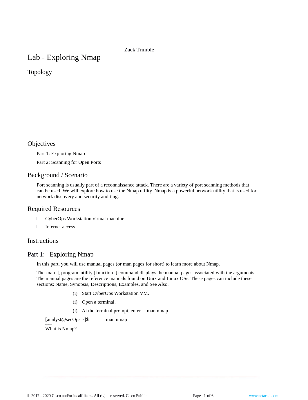 9.3.8 Lab - Exploring Nmap.docx_dhm5nmexwkm_page1