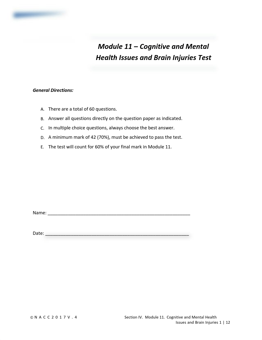 IV-12 Test - Module 11 Cognitive & Mental Health.pdf_dhmaurju6br_page1