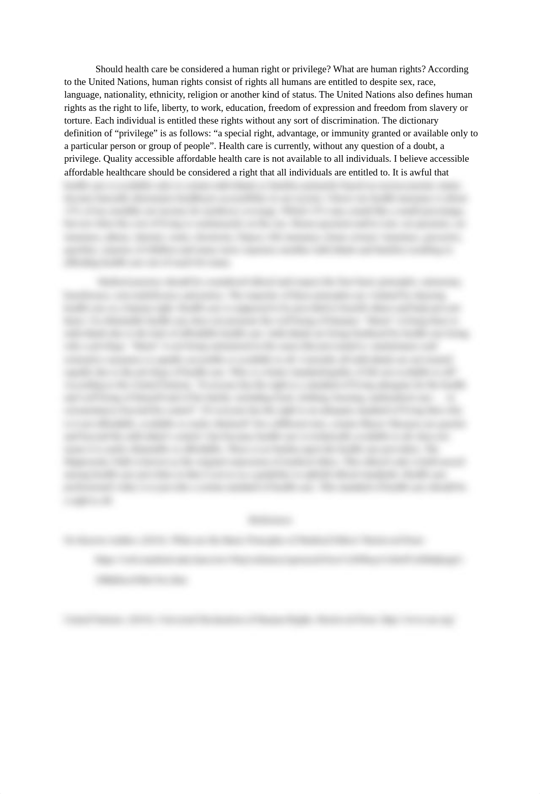 Should health care be considered a human right or privilege.docx_dhmk4a85uc5_page1