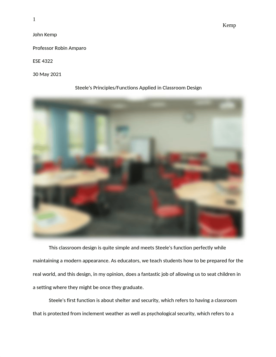 John Kemp - Steele's Principles:Functions Applied in Classroom Design  .docx_dhmm2qk5ei8_page1